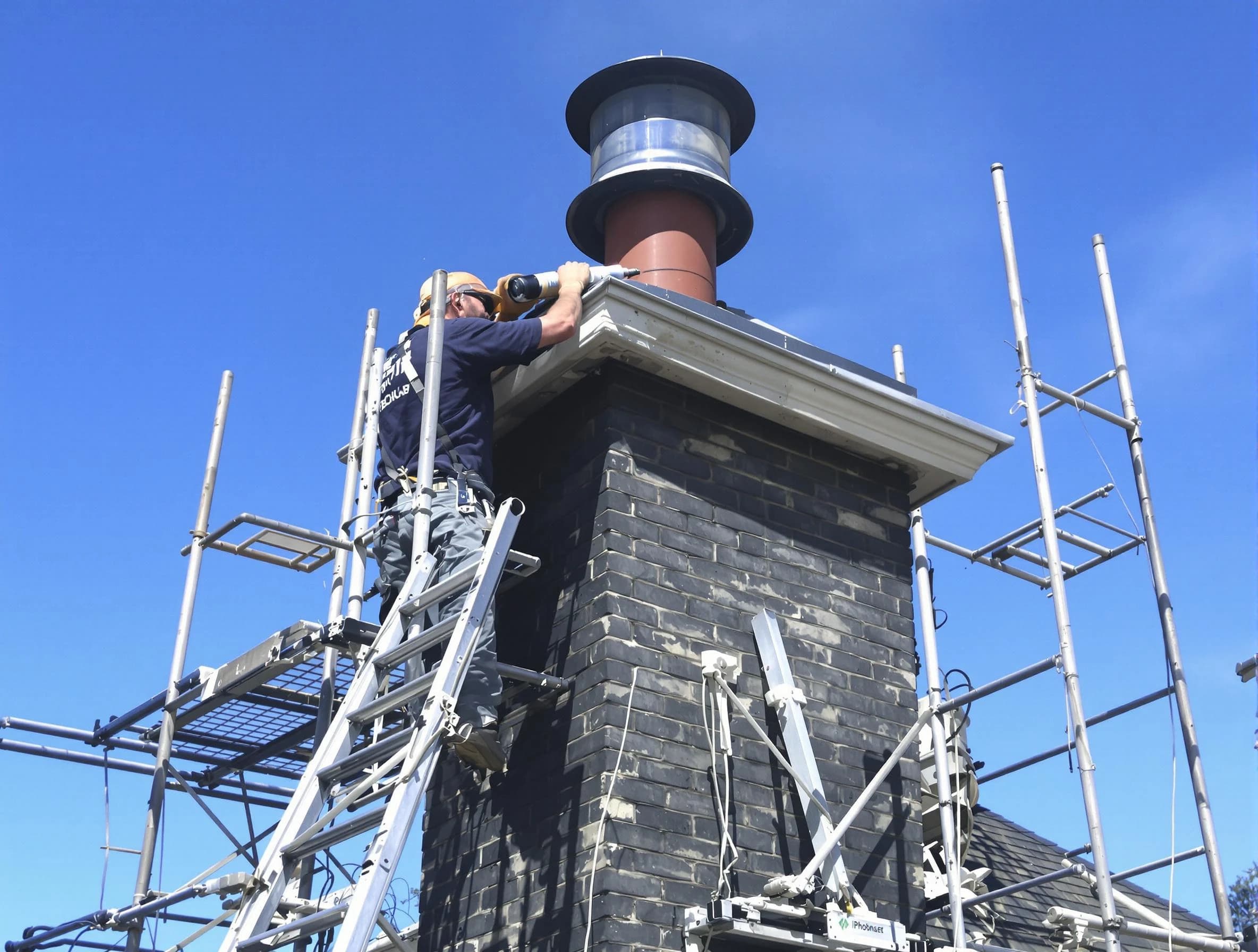Sturdy chimney crown finished by Gallatin Chimney Sweep in Gallatin, TN