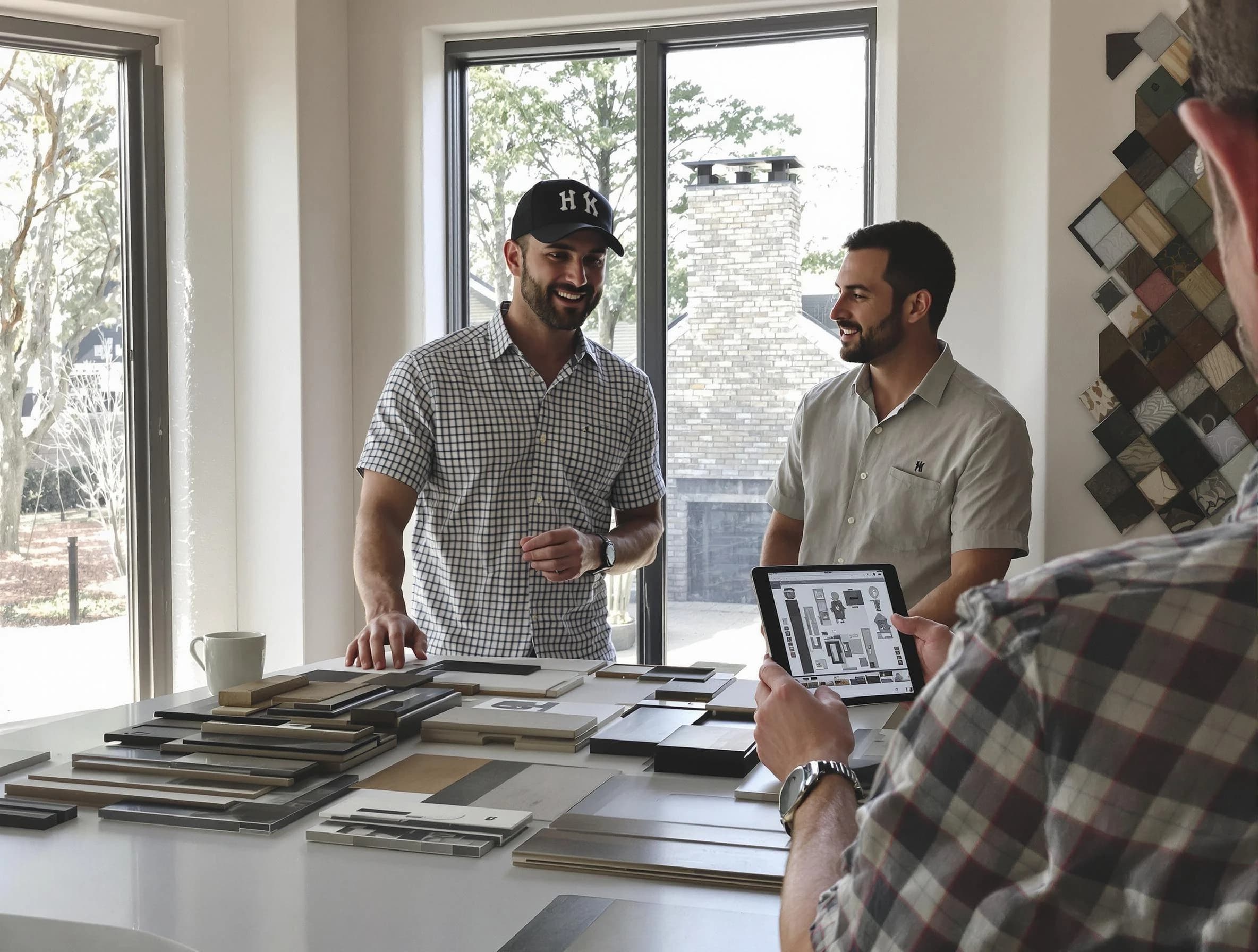 Gallatin Chimney Sweep remodeling a chimney and fireplace in Gallatin, TN