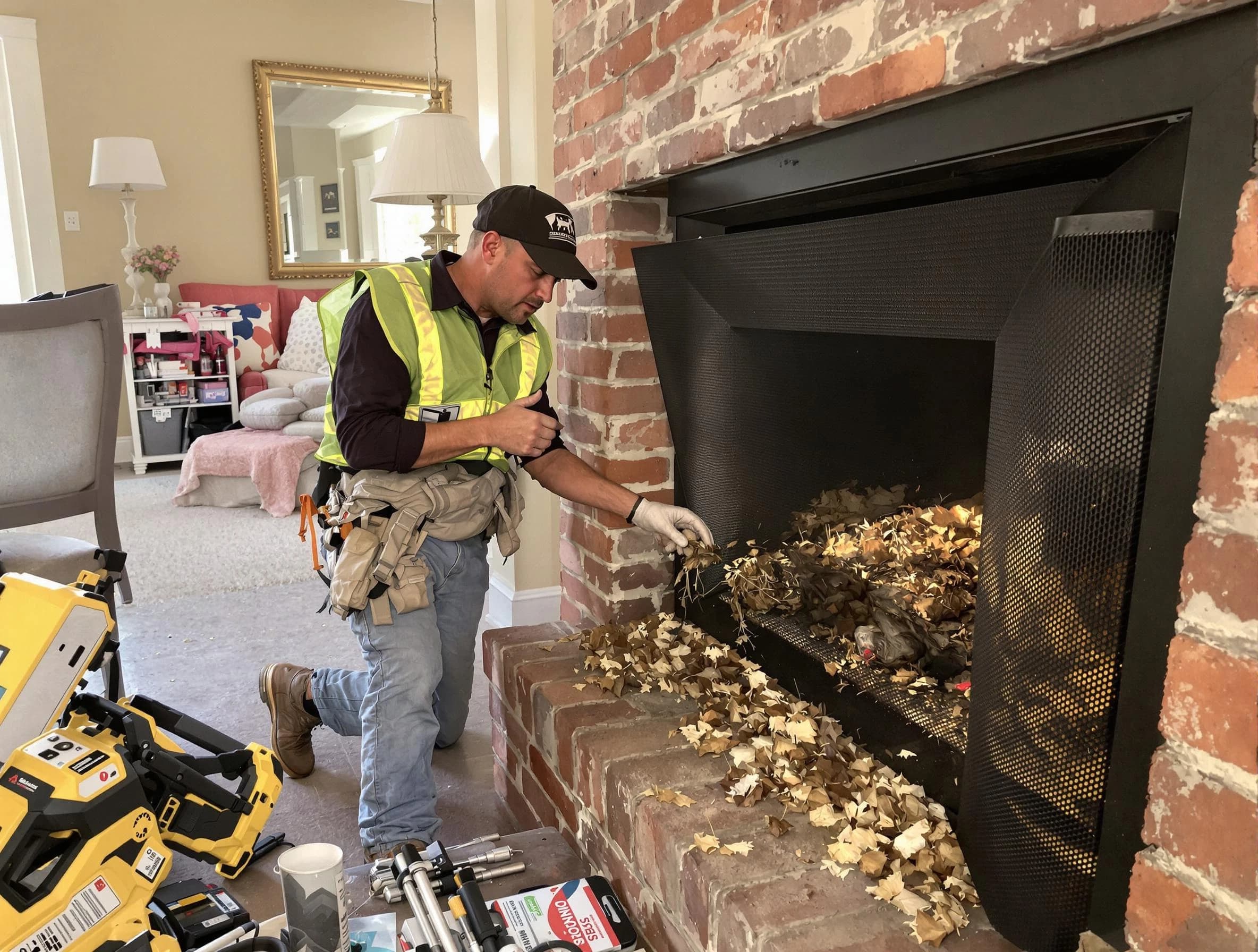 Safe screening installation by Gallatin Chimney Sweep in Gallatin, TN