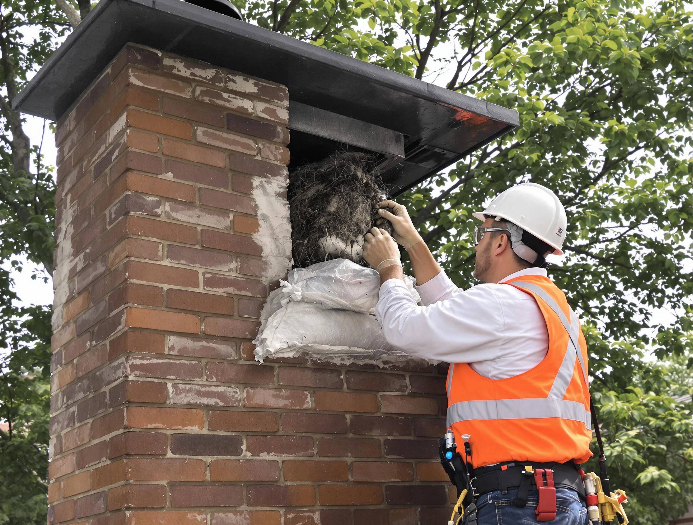 Humane removal of debris and animals by Gallatin Chimney Sweep in Gallatin, TN